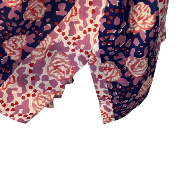 Anthropologie Tiny Palms Mini Dress Floral Embroidered Boho Relaxed Size Small - Picture 7 of 10